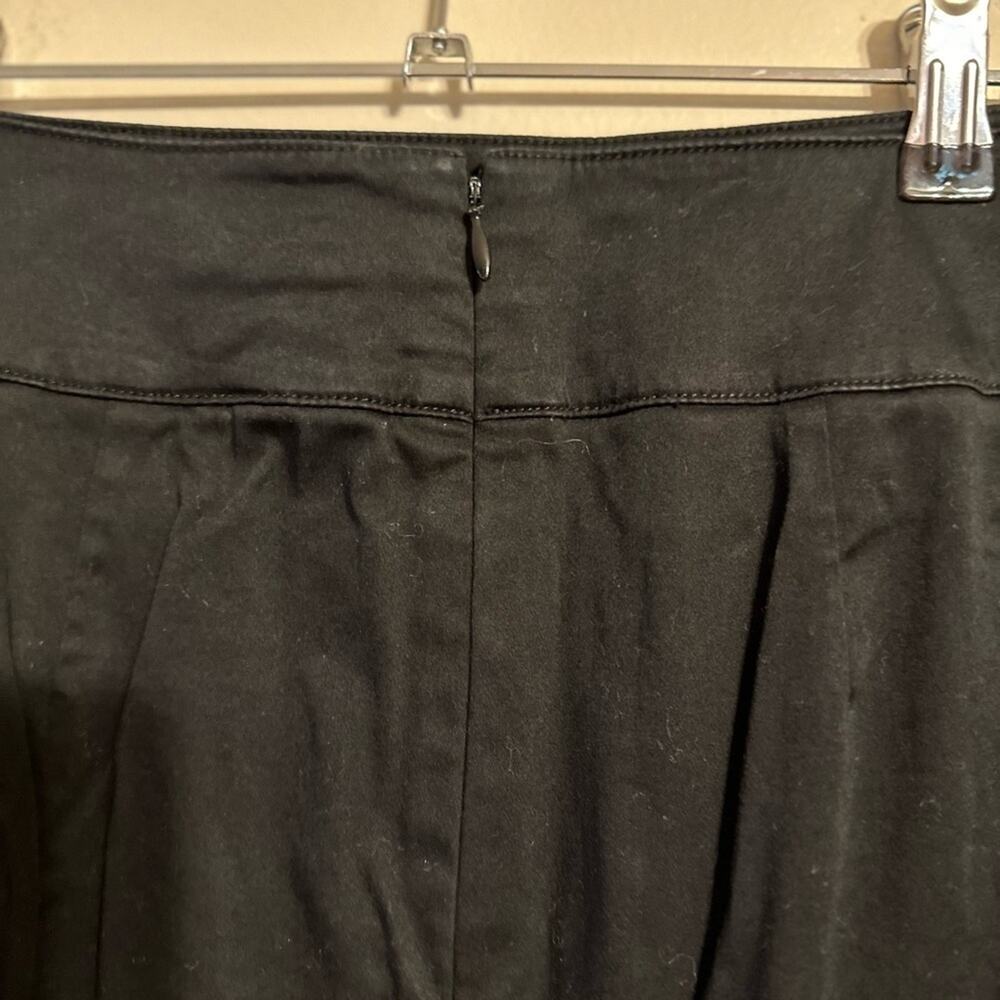 Ann Taylor Stretch Size 8 Black Suit Skirt - Picture 2 of 5